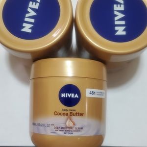 Nivea Cocoa Butter body cream bundle